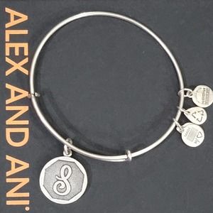 Alex And Ani Letter S Initial Charm Bracelet